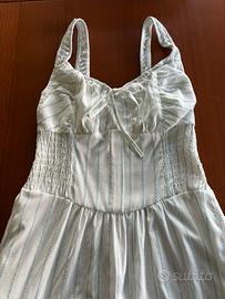 Vestito estivo lungo con spacco