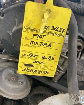 MOTORE COMPLETO FIAT Multipla 2° Serie 186A8000 1