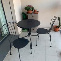 Lacko (ikea), tavolo + 2 sedie da giardino, grigio