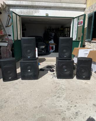 IMPIANTO AUDIO 3200W RMS