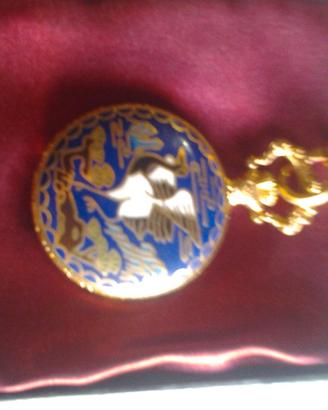 Orologio da tasca mai usato con coperchio apribile