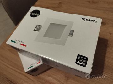 3 faretti per cartongesso 