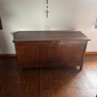 Cassapanca abete anni '50