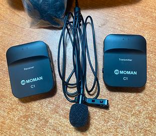 Microfono Wireless MOMAN C1