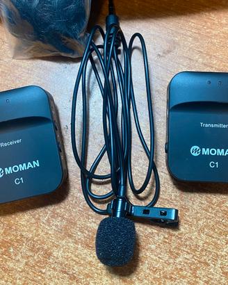 Microfono Wireless MOMAN C1