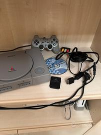 Sony play station 1 completa +memory card + gioco