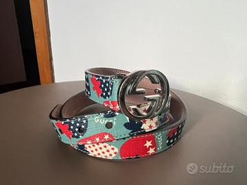 Cintura Gucci in pelle stampata x bambini