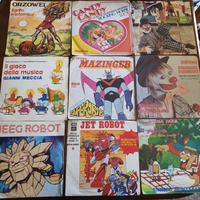 Dischi in vinili 45 giri cartoons