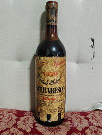 vino antico BARBARESCO del 1979