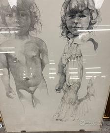 Renzo vespignani quadro litografia