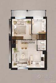 Ampio bilocale Arcella