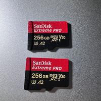 2x MicroSD SanDisk Extreme PRO 256GB - Pari al nuo