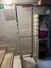 CARRELLO PORTA TEGLIE DA FORNO - 16  RIPIANI