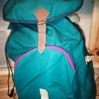 Zaino Tela verde Mulino bianco  anni '90