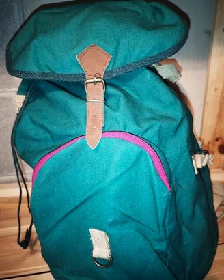 Zaino Tela verde Mulino bianco  anni '90
