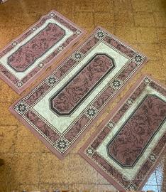 Set di 3 tappeti stile persiano