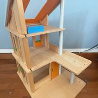 Casetta bambole in legno