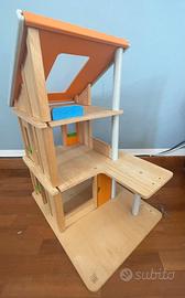 Casetta bambole in legno