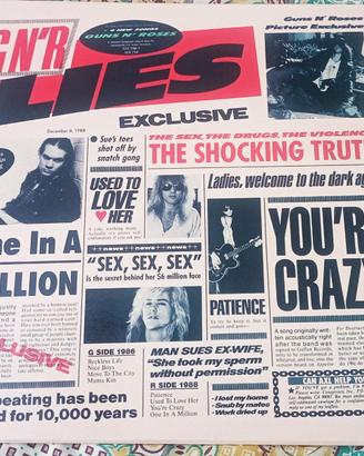 GUNS N ROSES - LIES - LP RARO