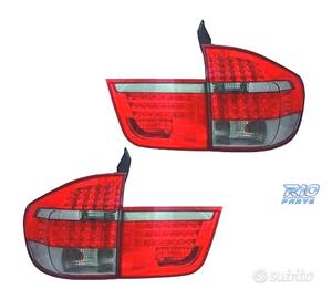 FANALI BMW X5 E70 07-10 LED ROSSO AFFUMICATO