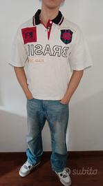 Polo uomo Brasil Polo Team – cotone – patch – L