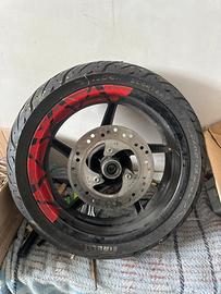 Cerchio anteriore aprilia sr 50 con gomma e disco