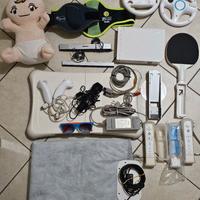 Nintendo wii con accessori e giochi