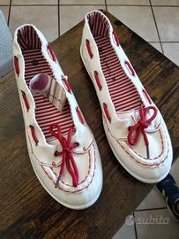 scarpe ballerine tela donna