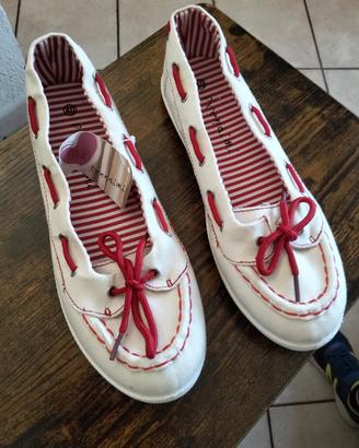 scarpe ballerine tela donna