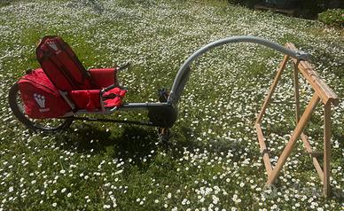 Rimorchio bici Weehoo iGo con pedali - 2-9 anni