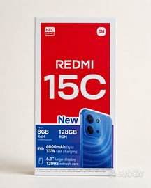 Xiaomi Redmi 15C 128GB -- NUOVO MAI APERTO