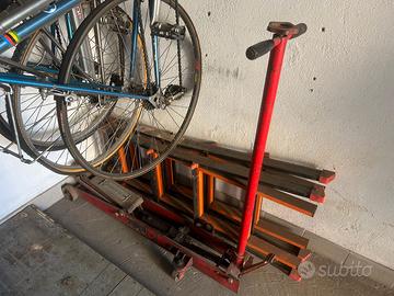 CRIC Idraulico a carrello da officina