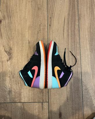 Air Jordan 1 Mid Multicolore