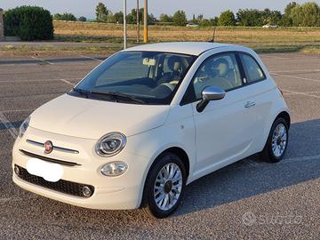 Fiat 500 mirror bianca