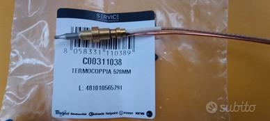 Termocoppia bruciatore Whirpool Ignis Indesit Ikea