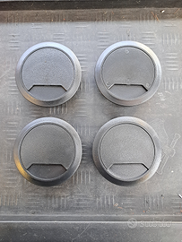 4 passacavo in plastica nera (95mm)