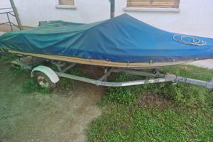 BARCHETTA CON CARRELLO E MOTORE