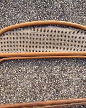 Struttura Letto Vintage Thonet in legno curvato e