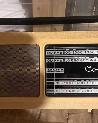 Radio vintage marca Oba modello Coral