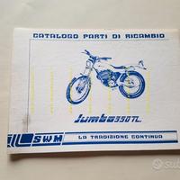SWM Jumbo 350 TL TRIAL '83 catalogo ricambi TELAIO