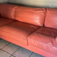 Divano in Vera Pelle-Made in Italy, BRUNATI