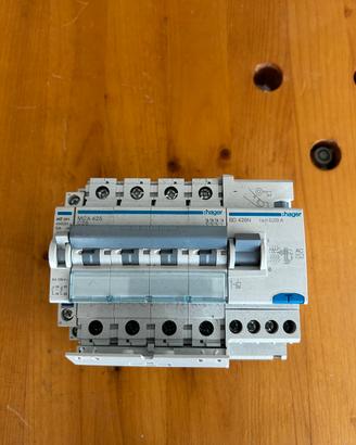 Magnetotermico + differenziale C25 -  Hager