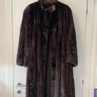 Cappotto Pelliccia Vintage vera pelle di Visone