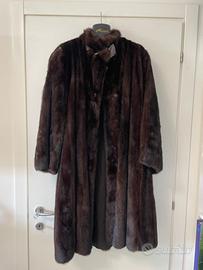 Cappotto Pelliccia Vintage vera pelle di Visone