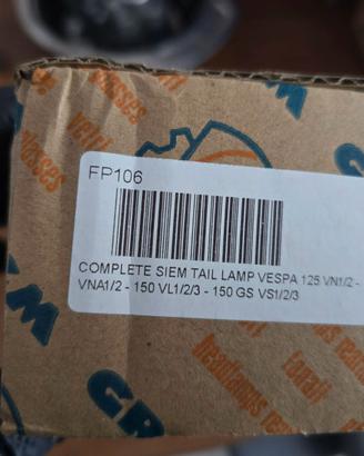 Faro posteriore vespa VNA, VL1, GS, VB1