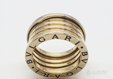 COD.1998.25 ANELLO "TIPO" BULGARI ORO GIALLO 18K