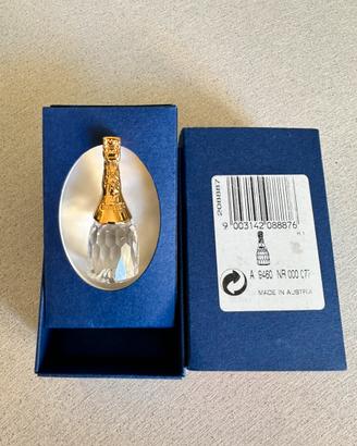 Swarovski Crystal miniature Gold Champagne
