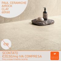Piastrelle in gres porcellanato Airock Clay