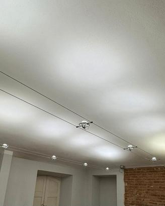 Lampada (sistema luci) con faretti regolabili