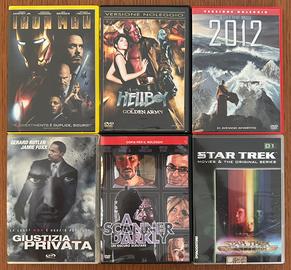 DVD Hellboy, Iron Man, Star Trek, 2012, + altri…